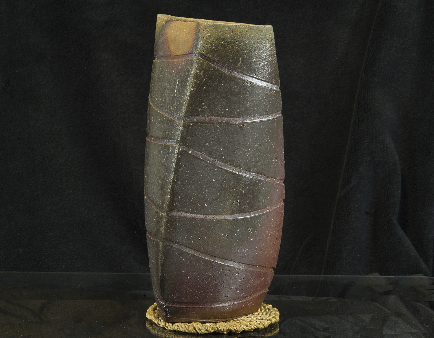 Takushi TAKAHARA 備前自由杯 bizen virágváza