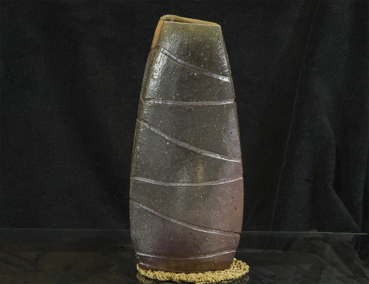 Takushi TAKAHARA 備前自由杯 bizen virágváza