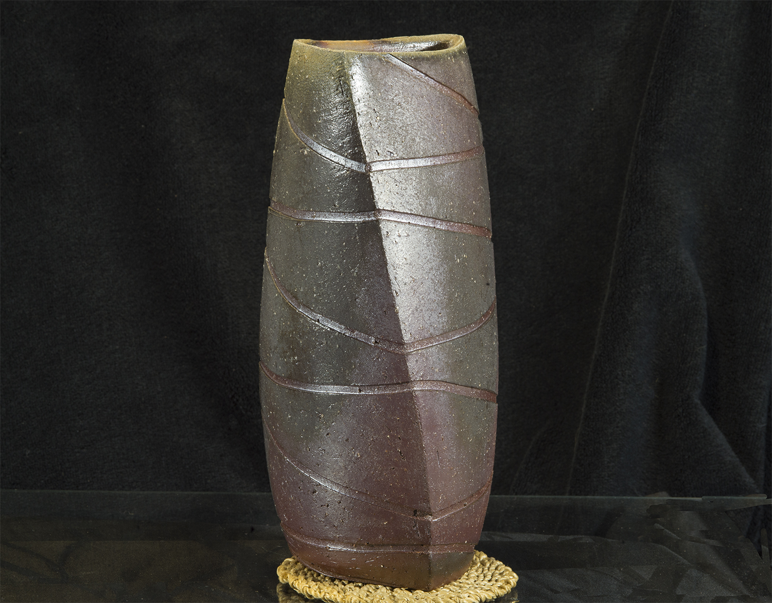 Takushi TAKAHARA 備前自由杯 bizen virágváza
