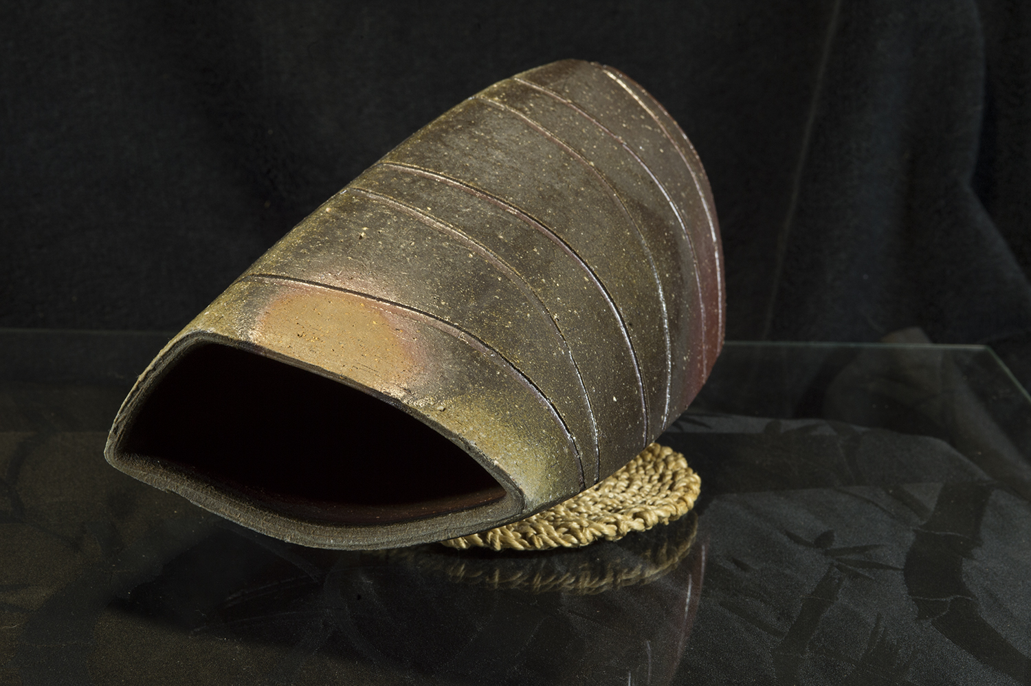 Takushi TAKAHARA 備前自由杯 bizen virágváza