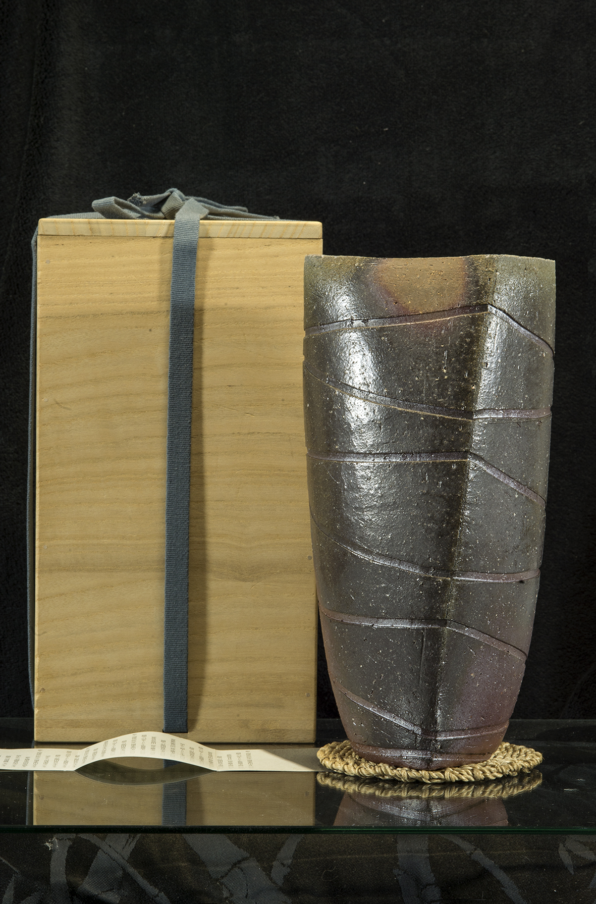Takushi TAKAHARA 備前自由杯 bizen virágváza