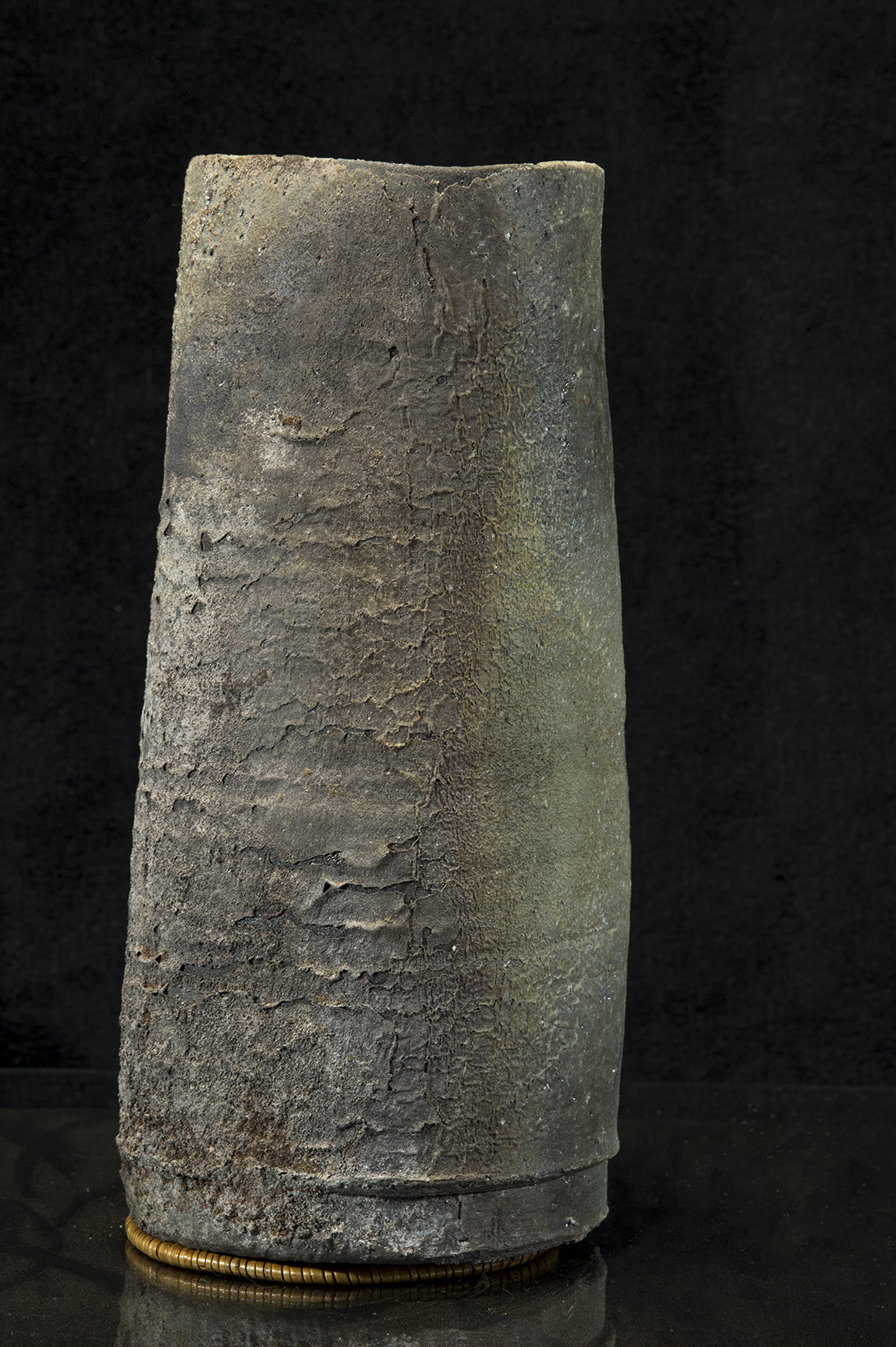 bizen japán virágváza Hiroyoshi Makita