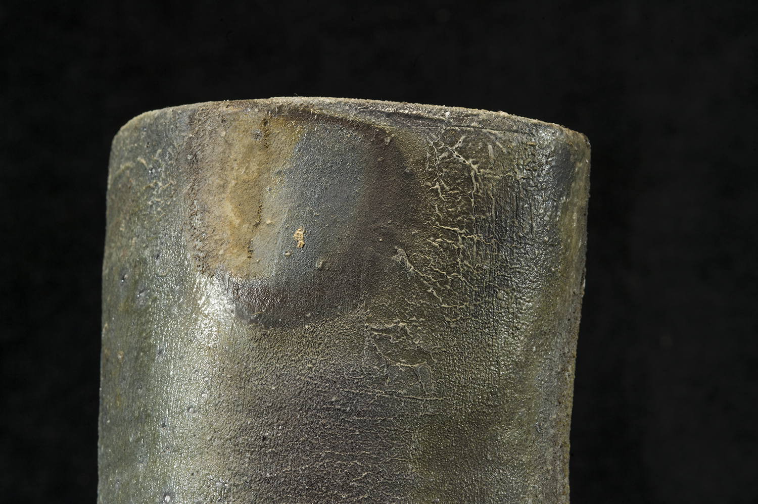 bizen japán virágváza Hiroyoshi Makita
