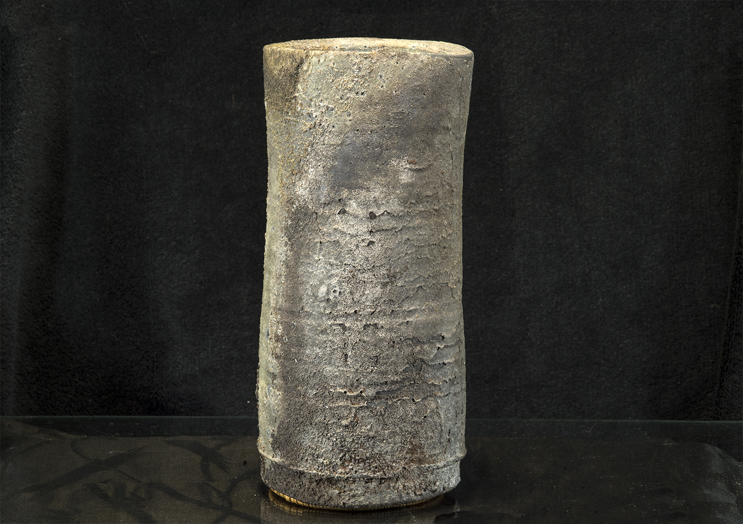 bizen japán virágváza Hiroyoshi Makita