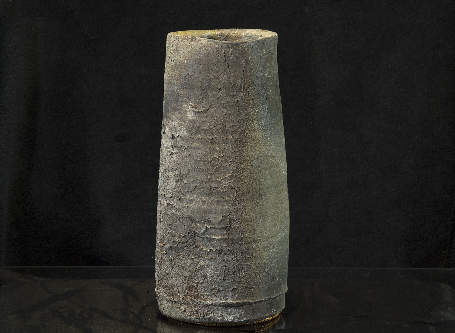 bizen japán virágváza Hiroyoshi Makita