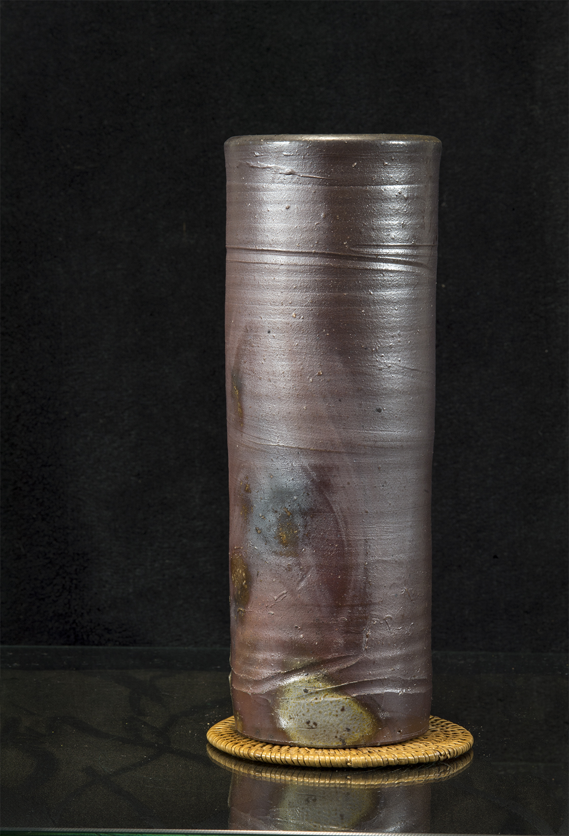 Kazuhiro Yoshizaki japán bizen hanaire virágváza