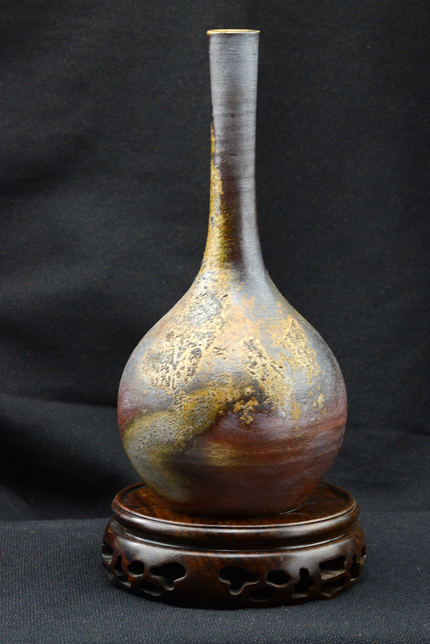 Japán Bizen virágváza