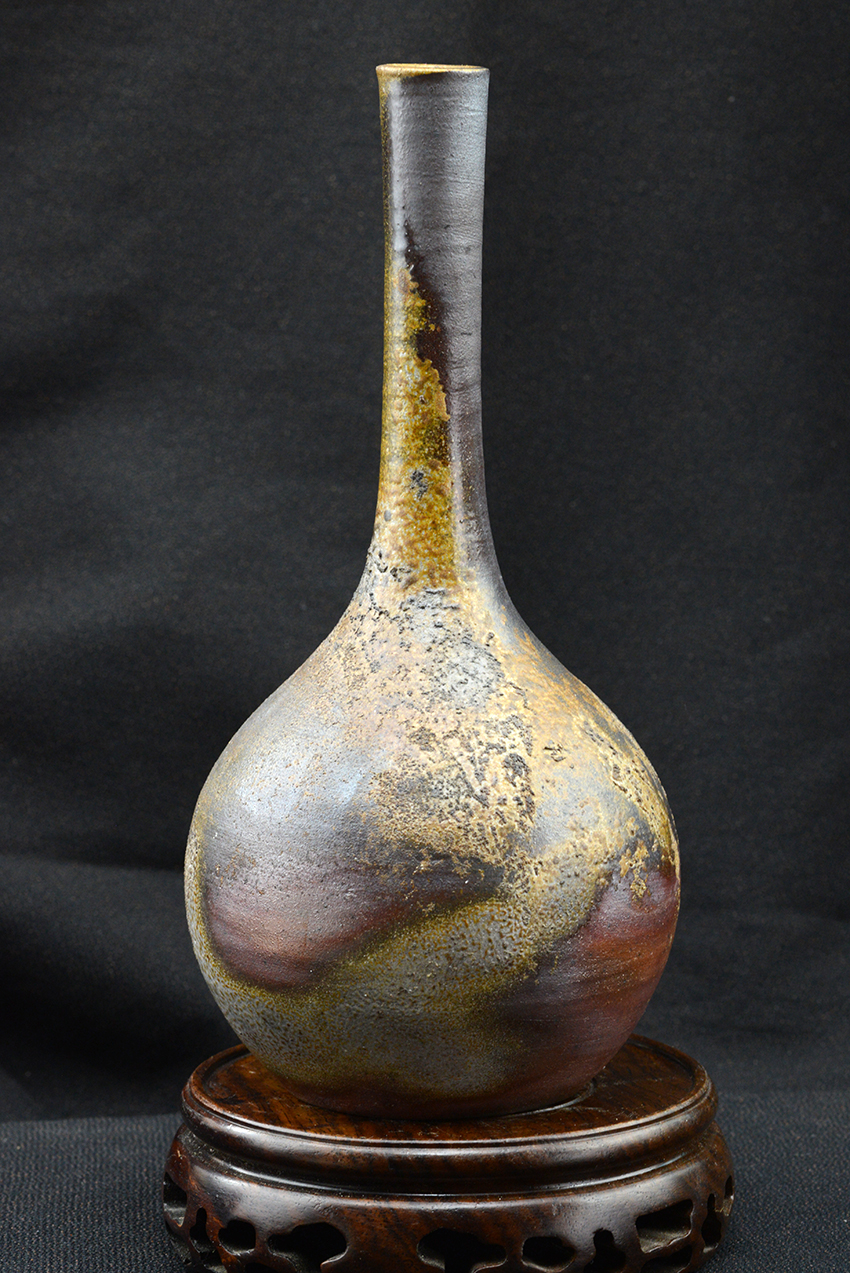 Japán Bizen virágváza