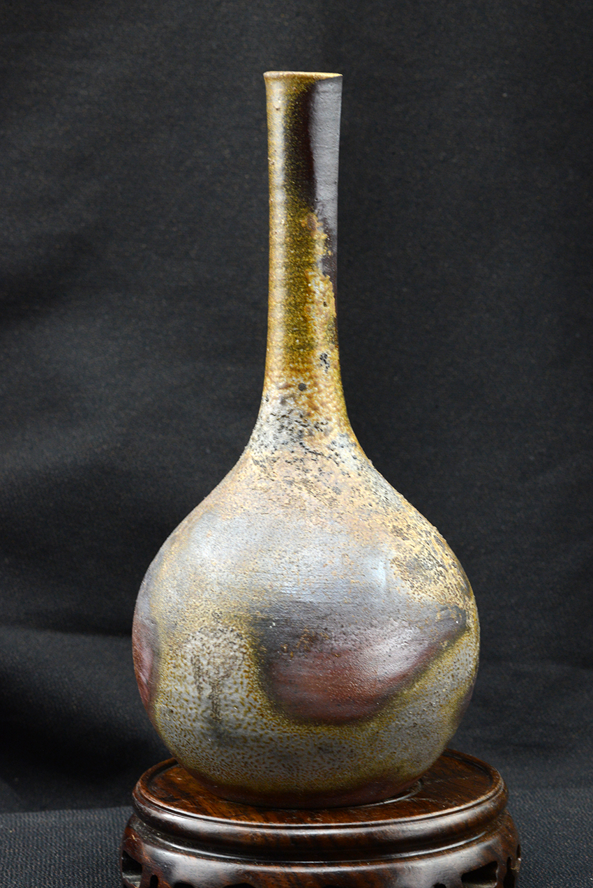 Japán Bizen virágváza