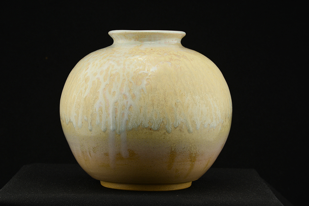 Yohen ash glaze vase