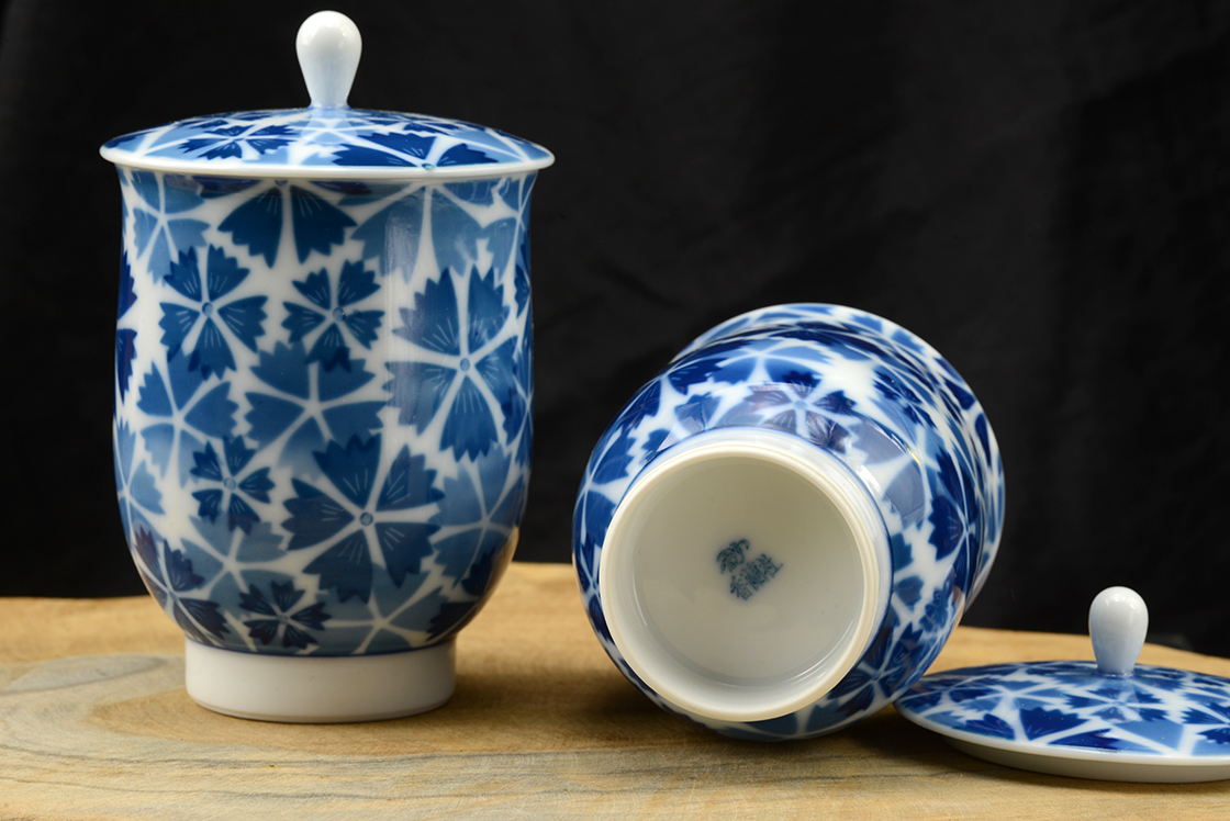 Arita japán porcelán teáscsésze pár