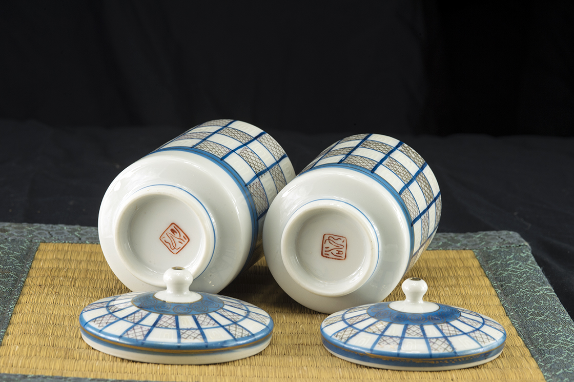 arabesque japán yunomi csészepár