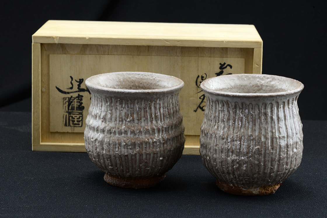 Seto yunomi japán teáscsésze pár