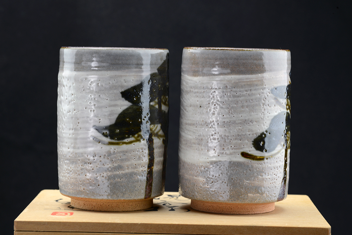 Kenji Suzuki yunomi tea cup pair