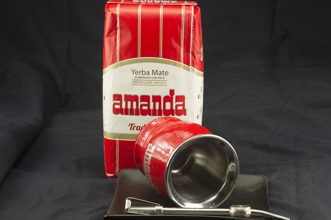 Amanda Yerba Mate Tea From Argentina - Traditional Cut With Stems & Powder, Organic