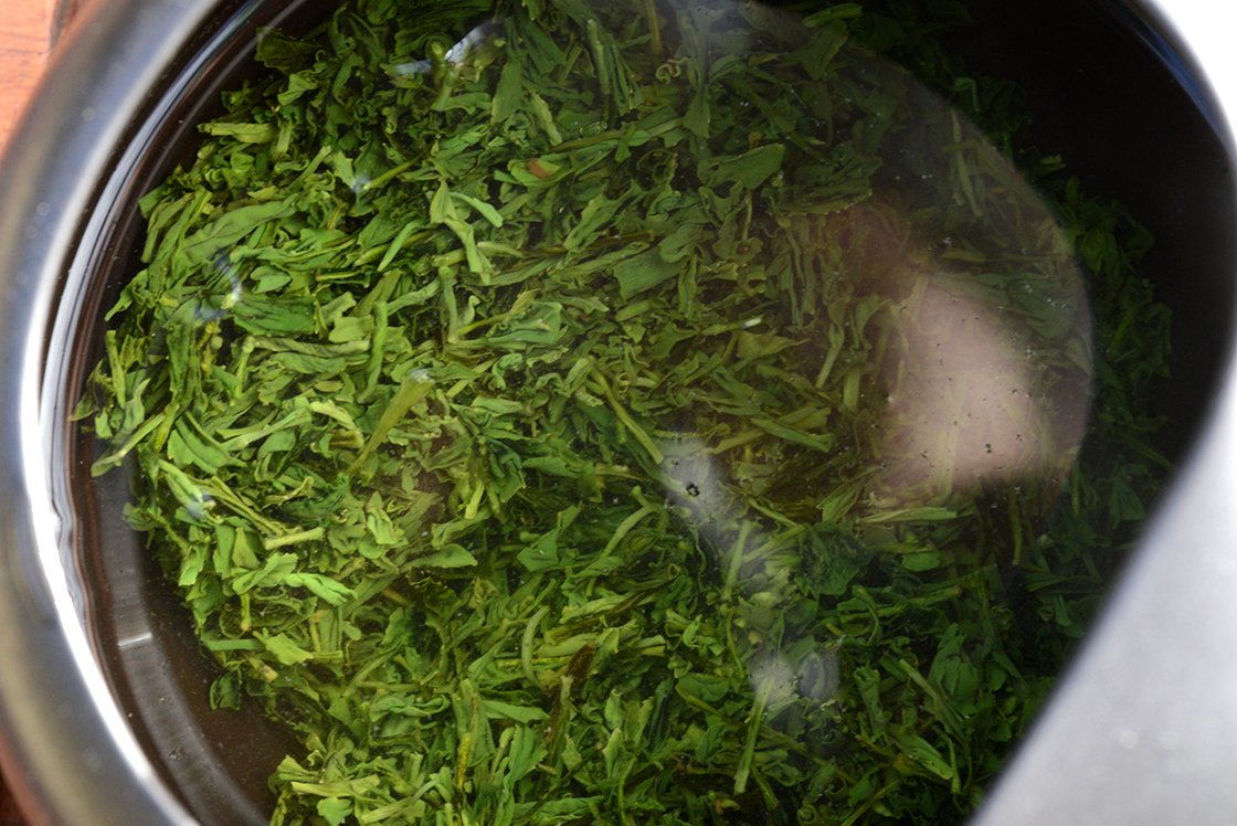 Asamiya reggeli harmat sencha japán zöld tea