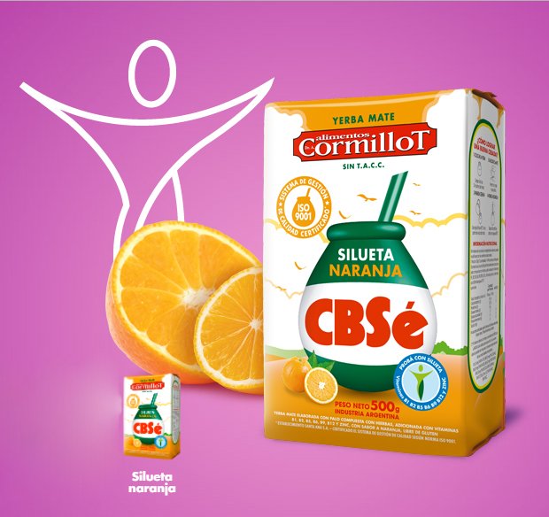CBSé Cormillot Silueta narancs