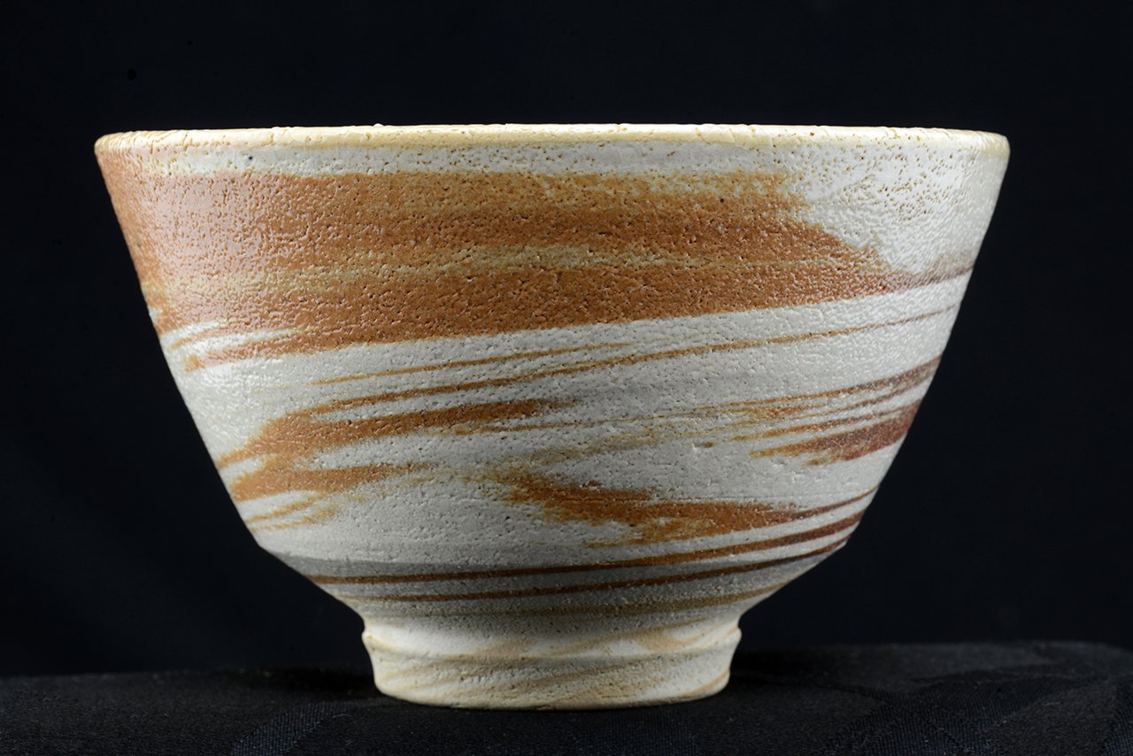 Tadashi Shibata Seto chawan matcha teáscsésze