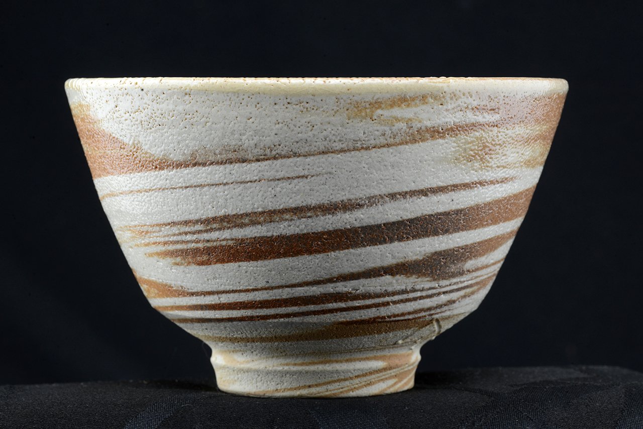 Tadashi Shibata Seto chawan matcha teáscsésze