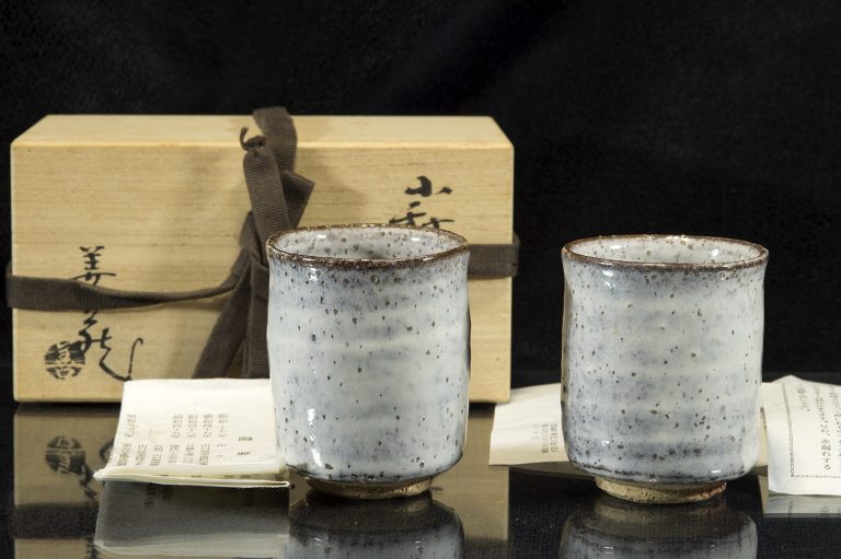 Zenzo Hatano Hagi yunomi teáscsésze pár