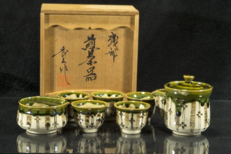 Oribe japán teáskészlet